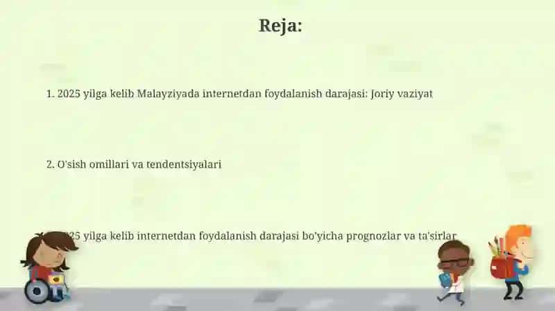 Malayziya aholisining Internet tarmog'ida foydalanish darajasi 2025 ma'lumoti 2