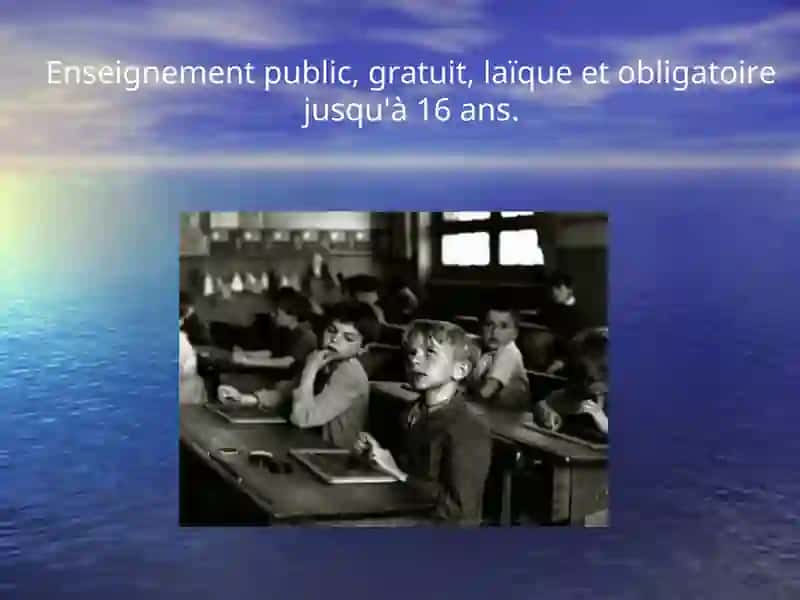 Enseignement public, gratuit, laïque et obligatoire 2