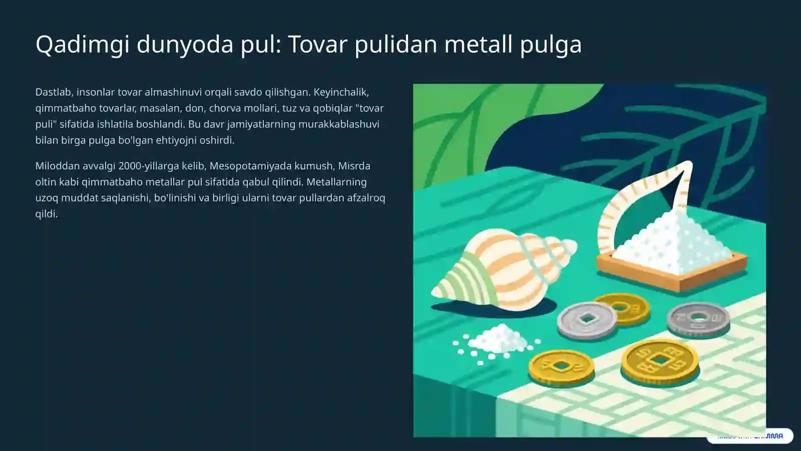 Pul shakllari va turlarining evolyutsiyasi: Tarixiy safar 2