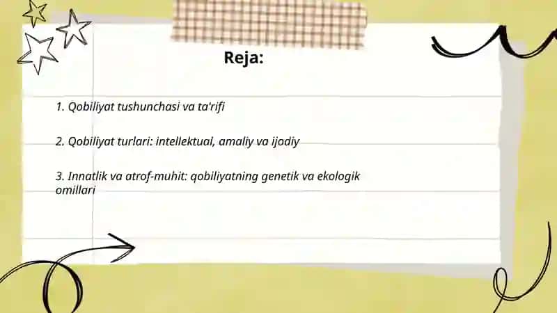 Qobiliyat haqida tushuncha 2