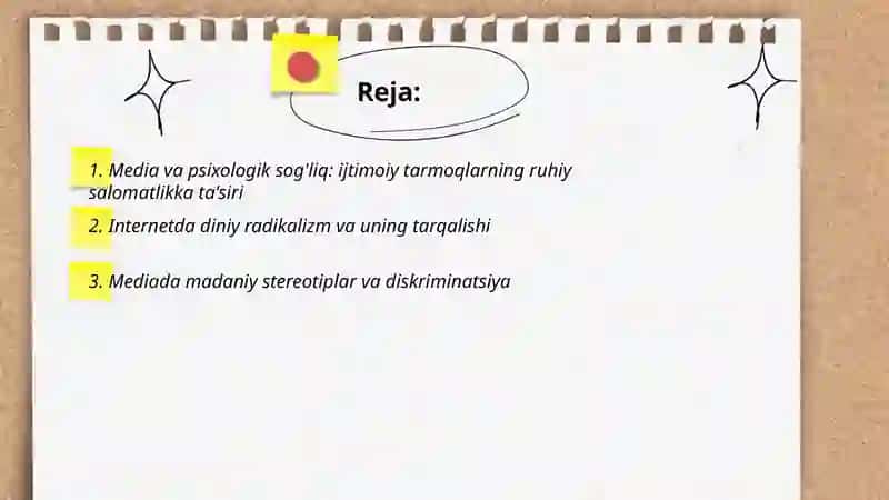 Media va psixologik sog'liq: ijtimoiy tarmoqlarning ruhiy salomatlikka ta'siri 2