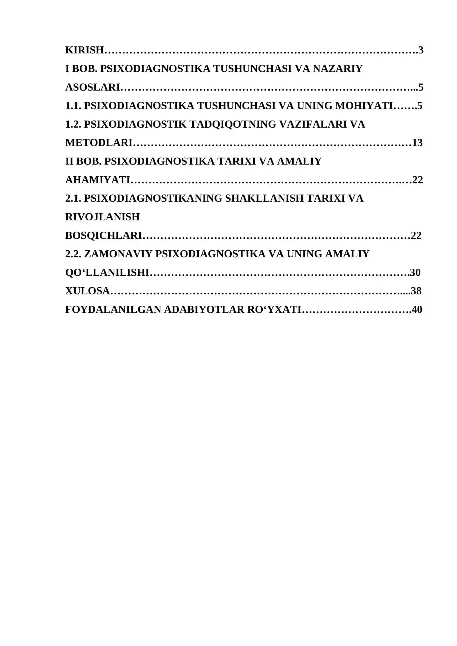 Psixodiagnostika tushunchasi, psixodiagnostika tadqiqotning vazifalari va psixodiagnostika tarixi 2