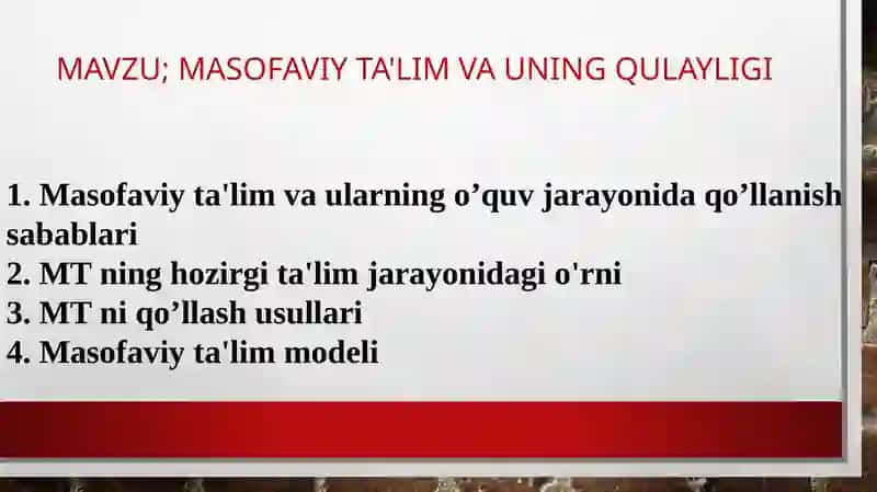 ADABIYOT O’QITISH METODIKASI FANIDAN PREZENTATSIYA 2
