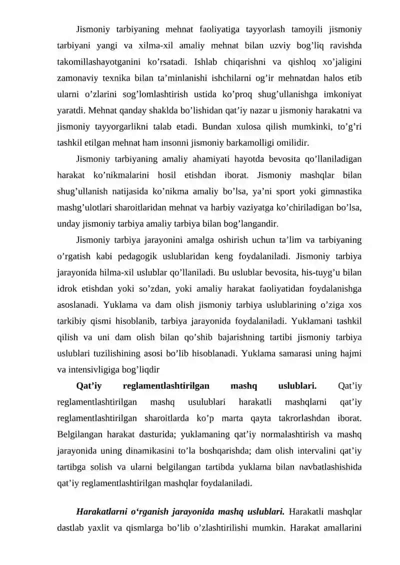 Jismoniy tarbiya nazariyasi va amaliyotida tamoyillar 2