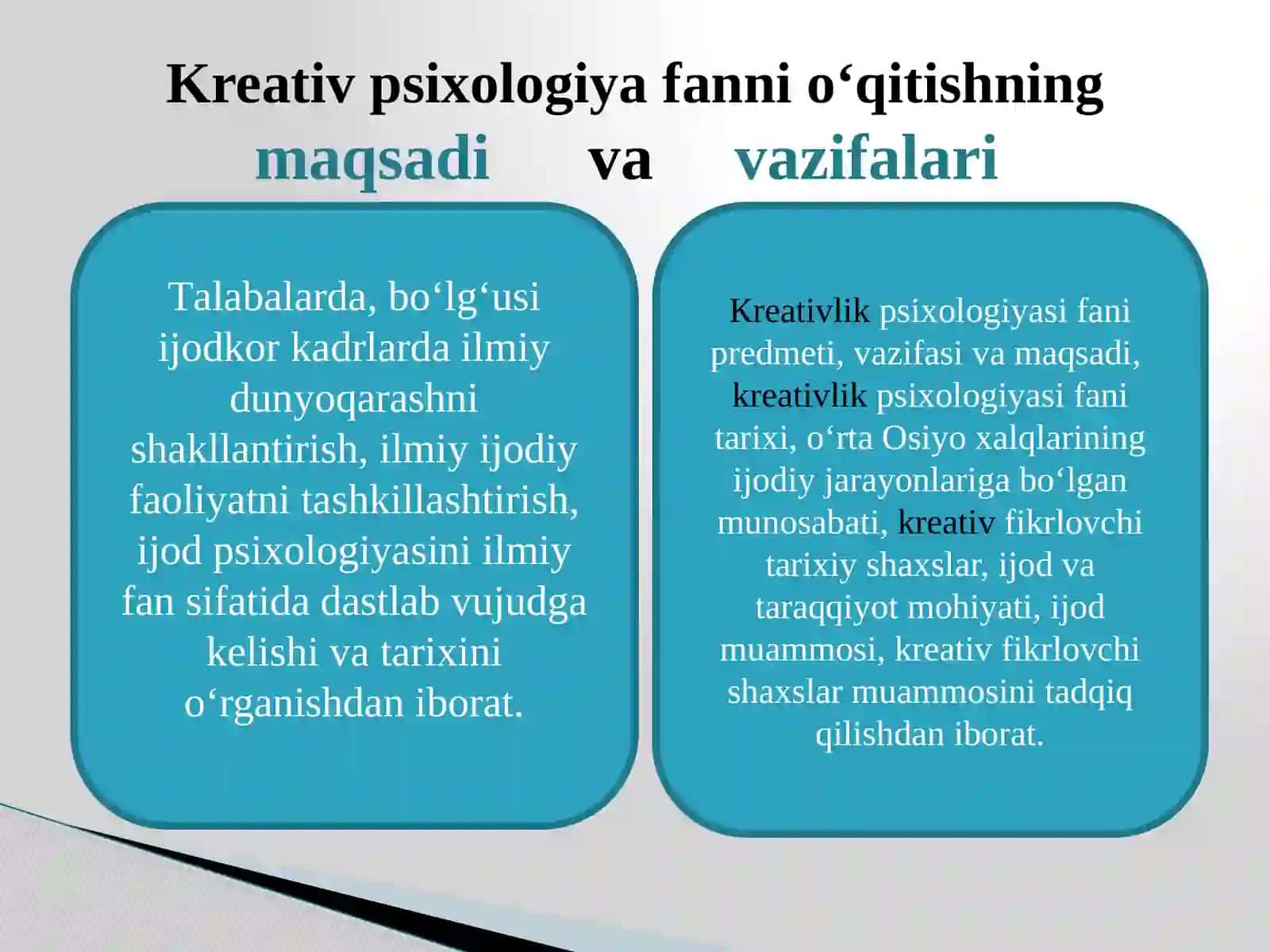 KREATIVLIK PSIXOLOGIYASI 2