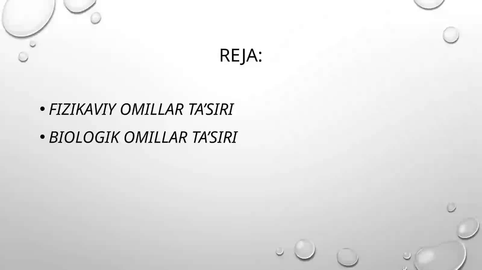 Mikroorganizmlar rivojlanishi gat’a’siretuvchi omillar 2