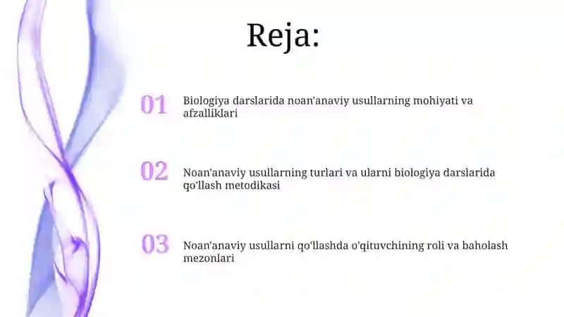 Biologiya darslarida noan'anaviy usullarni qòllash metodologiyasi 2