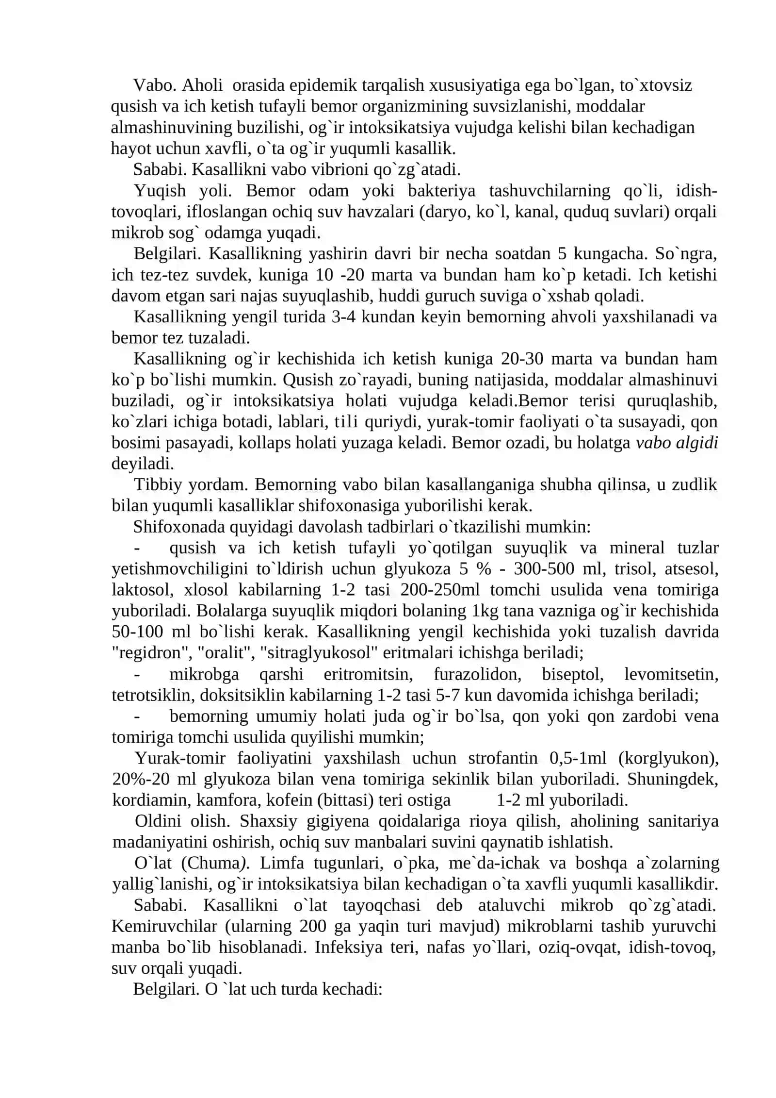O`TA XAVFLI INFEKSIYALAR 2
