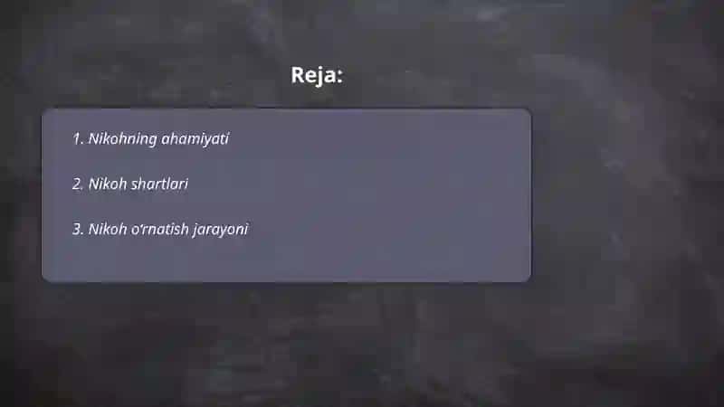 Nikoh va ajralish 2