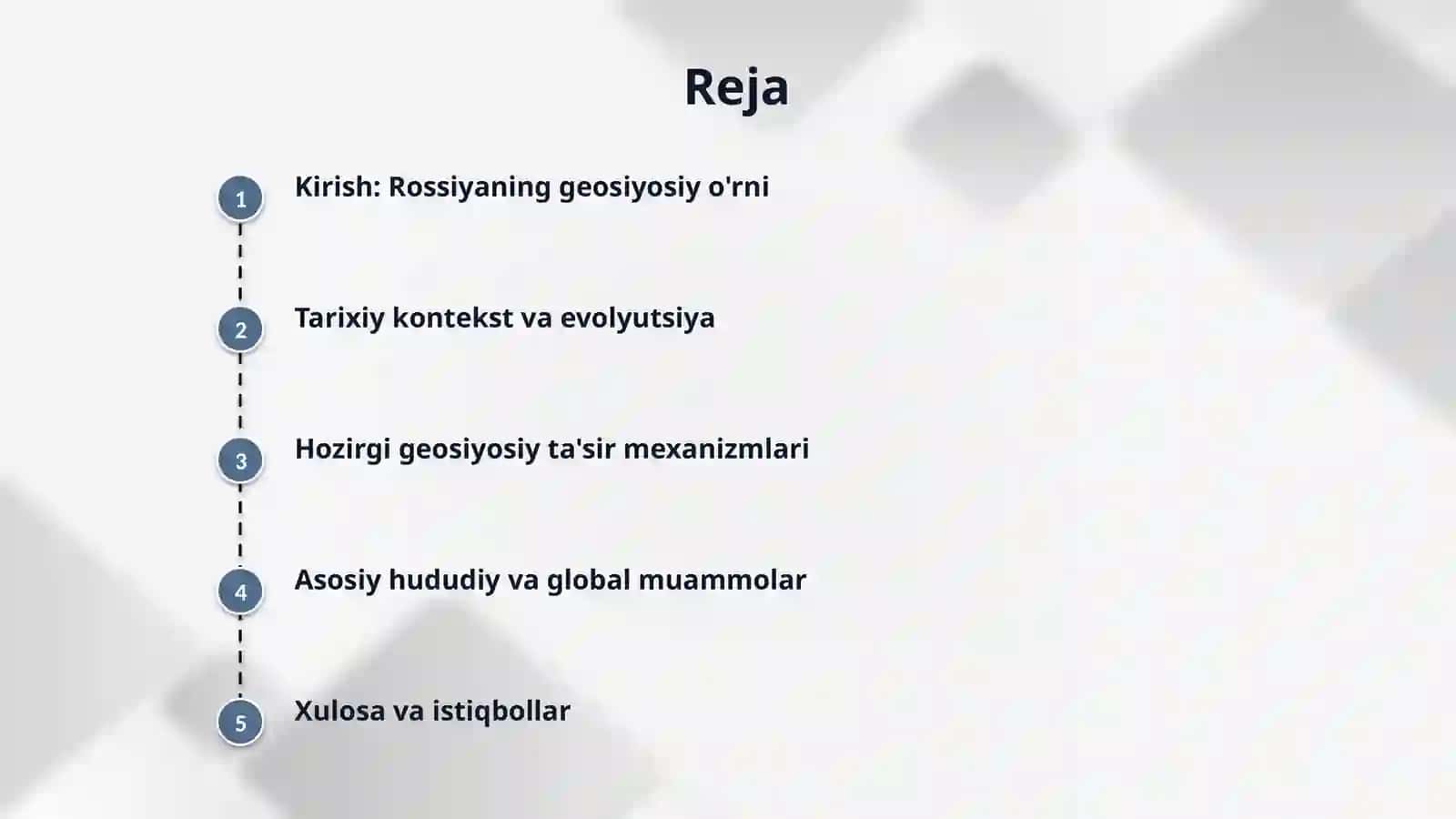 Jahon siyosatida Rossiyaning roli 2