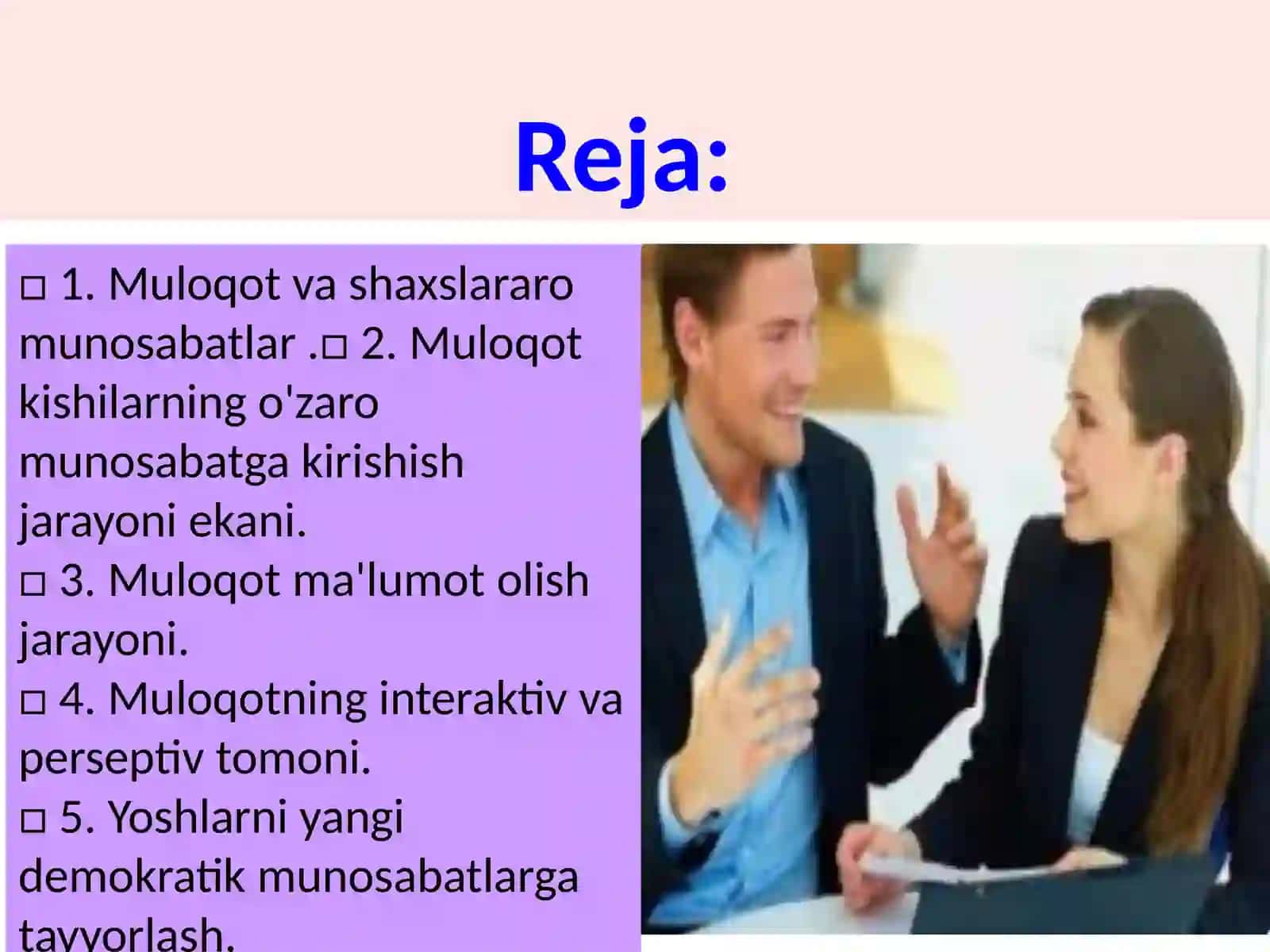G'ulomiddinova Umidaxonning Umumiy psixologiya fandan "Muloqot haqida tushuncha" 2