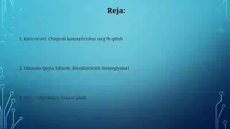 Kino San'atining Qayta Ishlashga Ta'siri 2