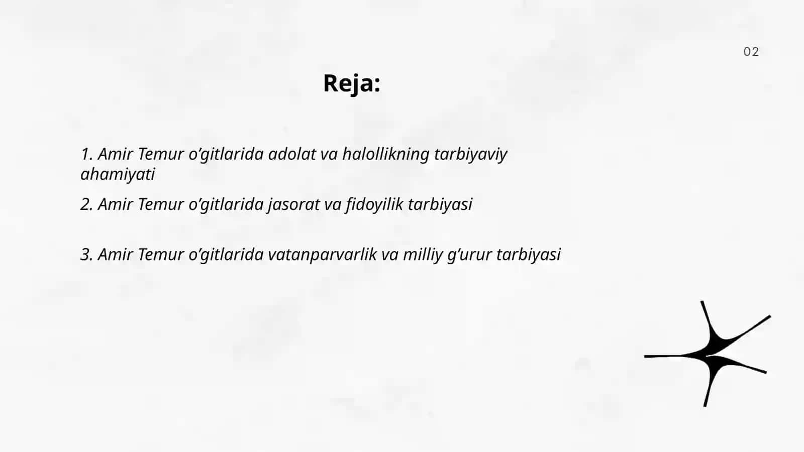 Amir Temur o’gitlarining tarbiyaviy ahamiyati 2
