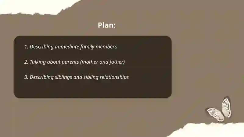 Talking about your family 2