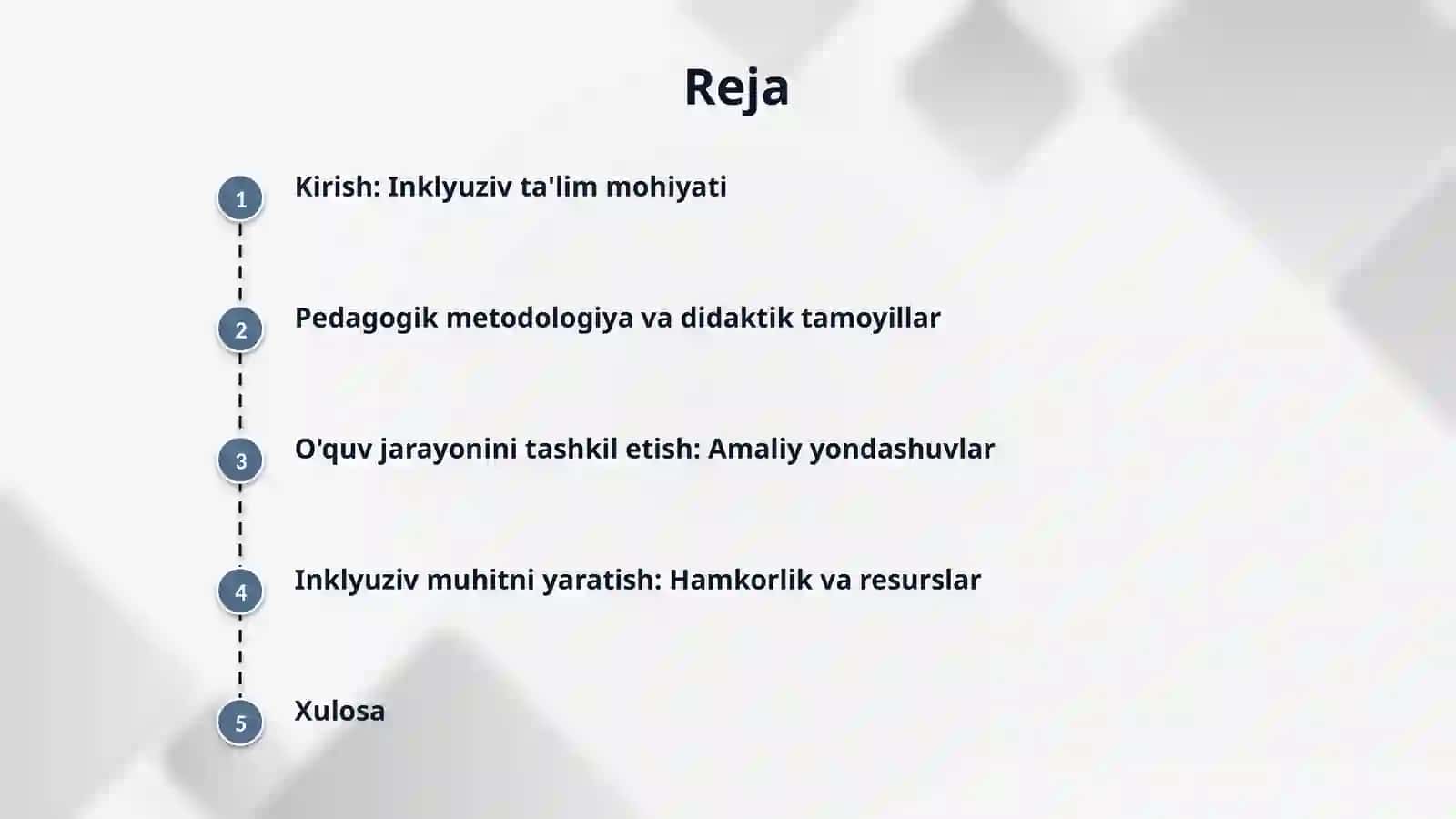 Dastlabki tajriba inklyuziv maktablarni tashkil etish 2