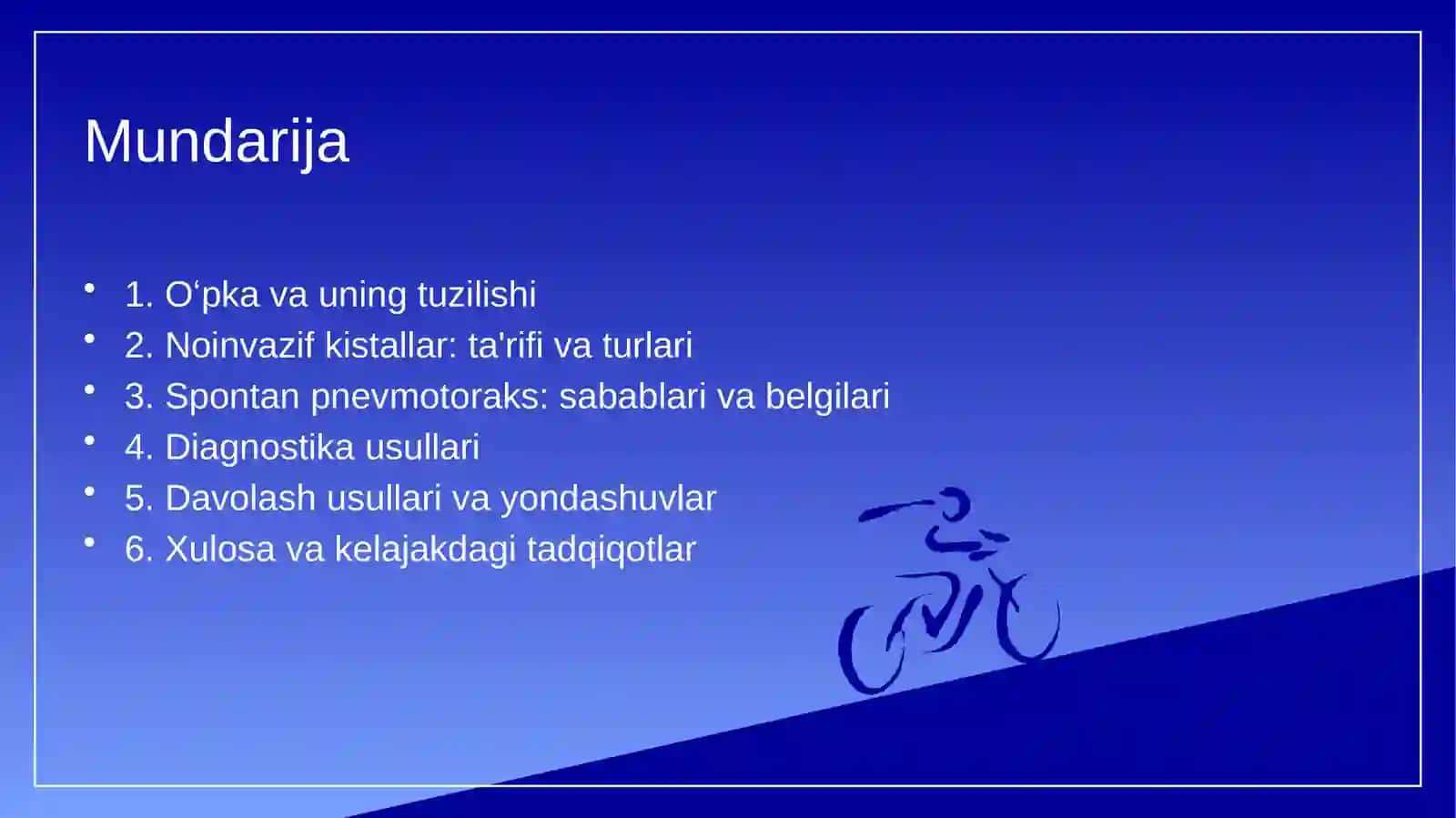 Oʻpkaning Noinvaziv Kistallari va Spontan Pnevmotoraks 2