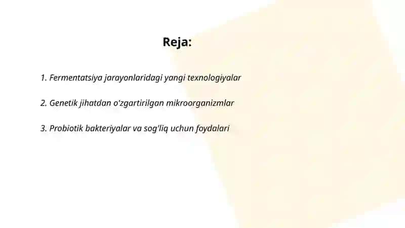 Oziq-ovqat mikrobiologiyasida erishilgan yutuq va yangiliklar 2