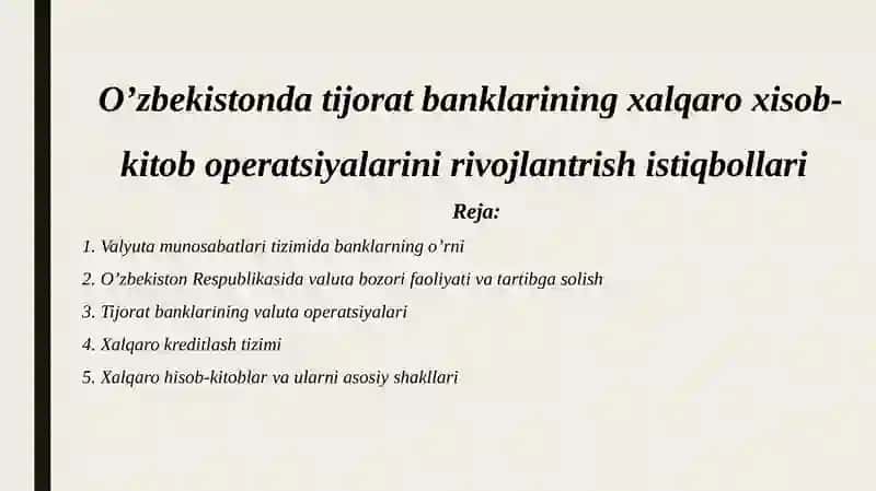 Oʻzbekiston Respublikasi Oliy Ta’lim, Fan va Innovatsiyalar Vazirligimoliya Instituti Sirtqi Fakulteti 2