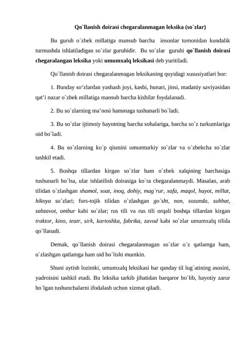 LUG`AT TARKIBINING FAOL VA NOFAOLLIGI JIHATIDAN TAVSIFLANISHI 2