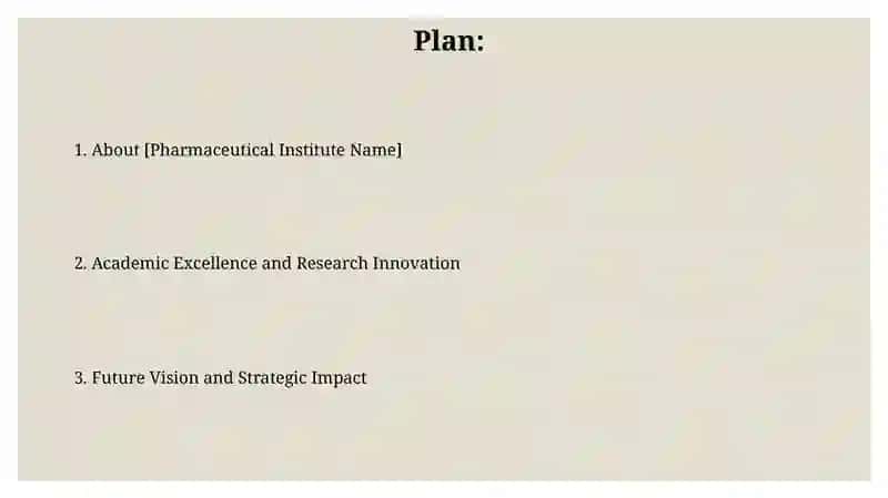 Pharmaceutical Institute Name 2