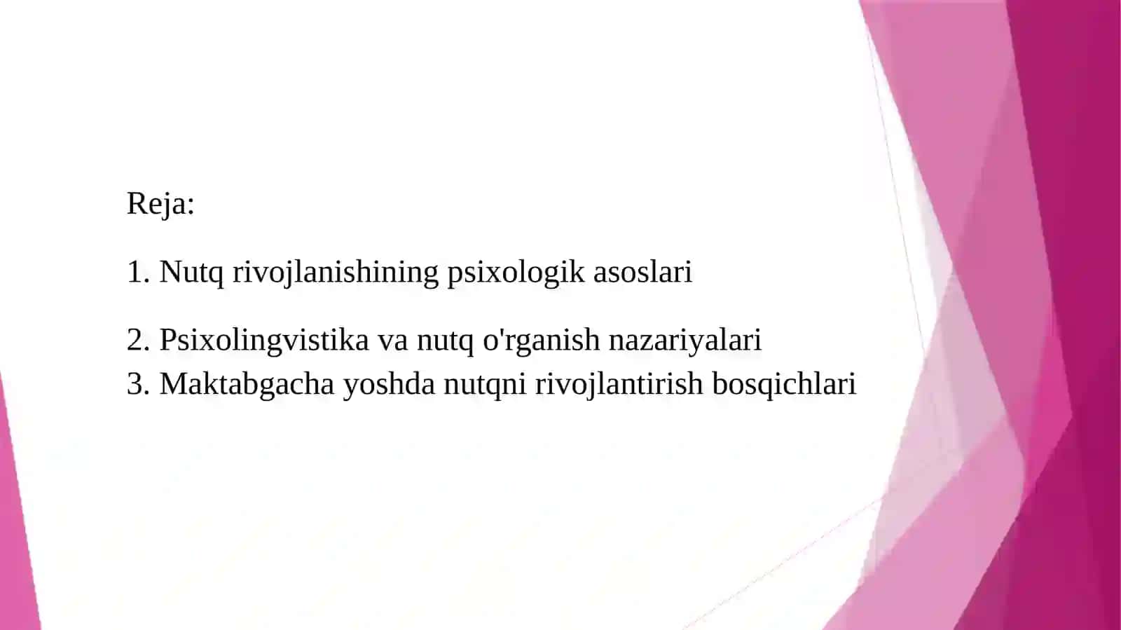 Nutq Rivojlantirish Psixolingvistik va Ta'limiy Asoslari 2