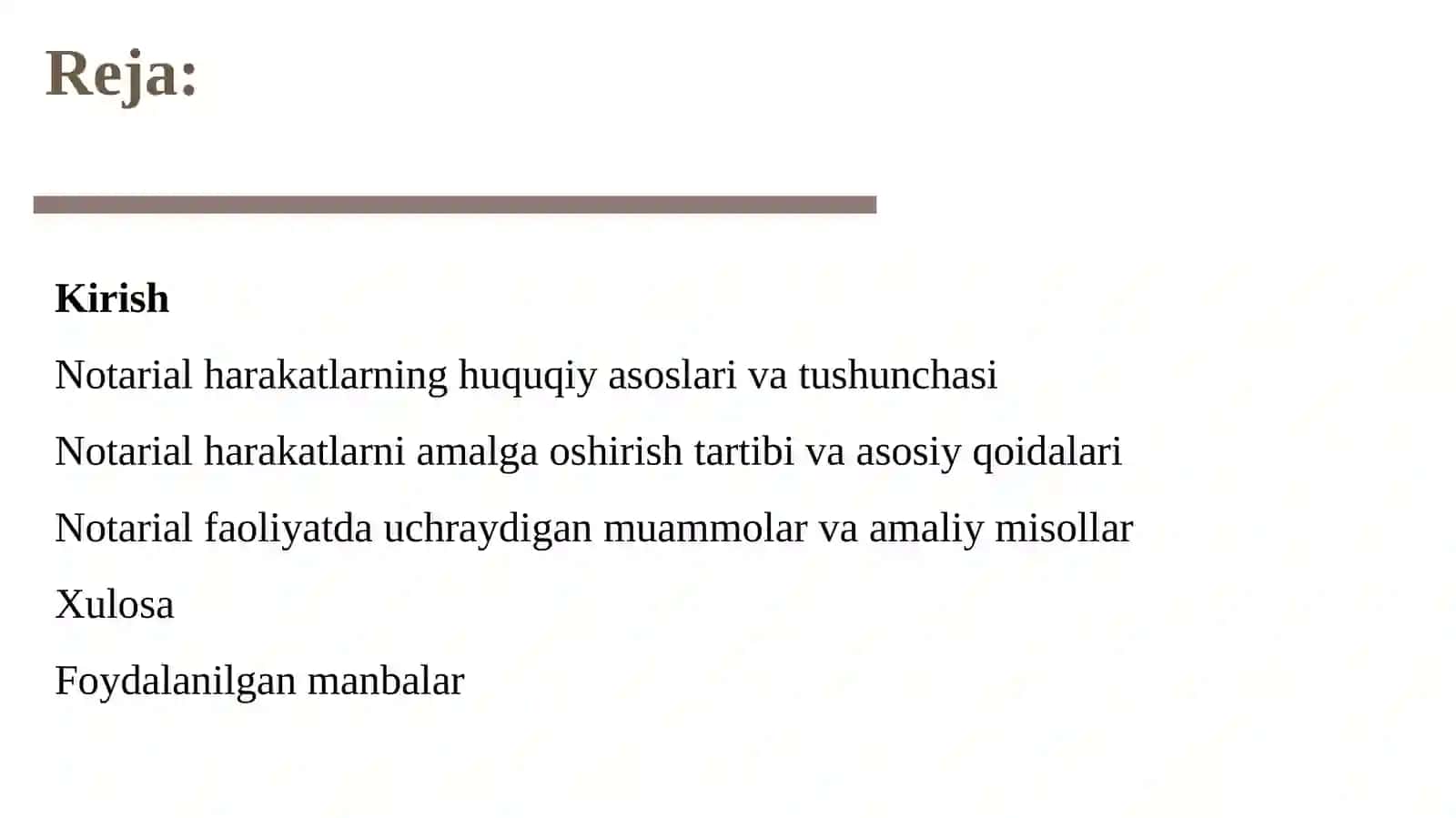 Notarial harakatlarni amalga oshirishning asosiy qoidalari 2