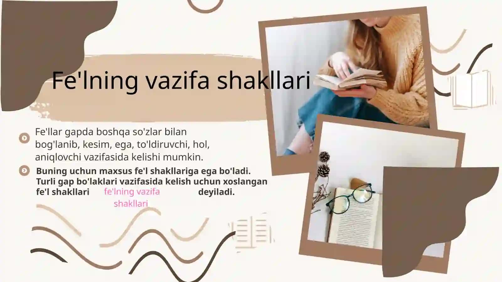 FE'LNING VAZIFA SHAKLLARI 2