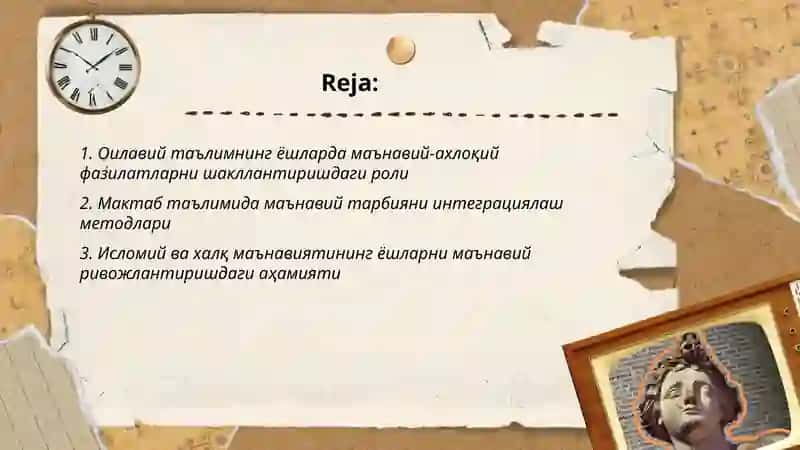 Маънавий тараккиётни таъминлашда ёшларни маънавий ахлокий фазилатларни ривожлантириш масалалари 2