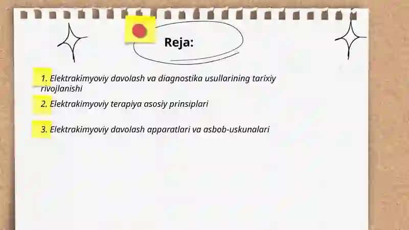 Elektrakimyoviy davolash va diagnostika usullari 2