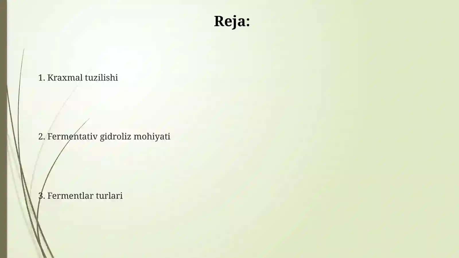 Kraxmalli fermentativ gidrolizlash 2
