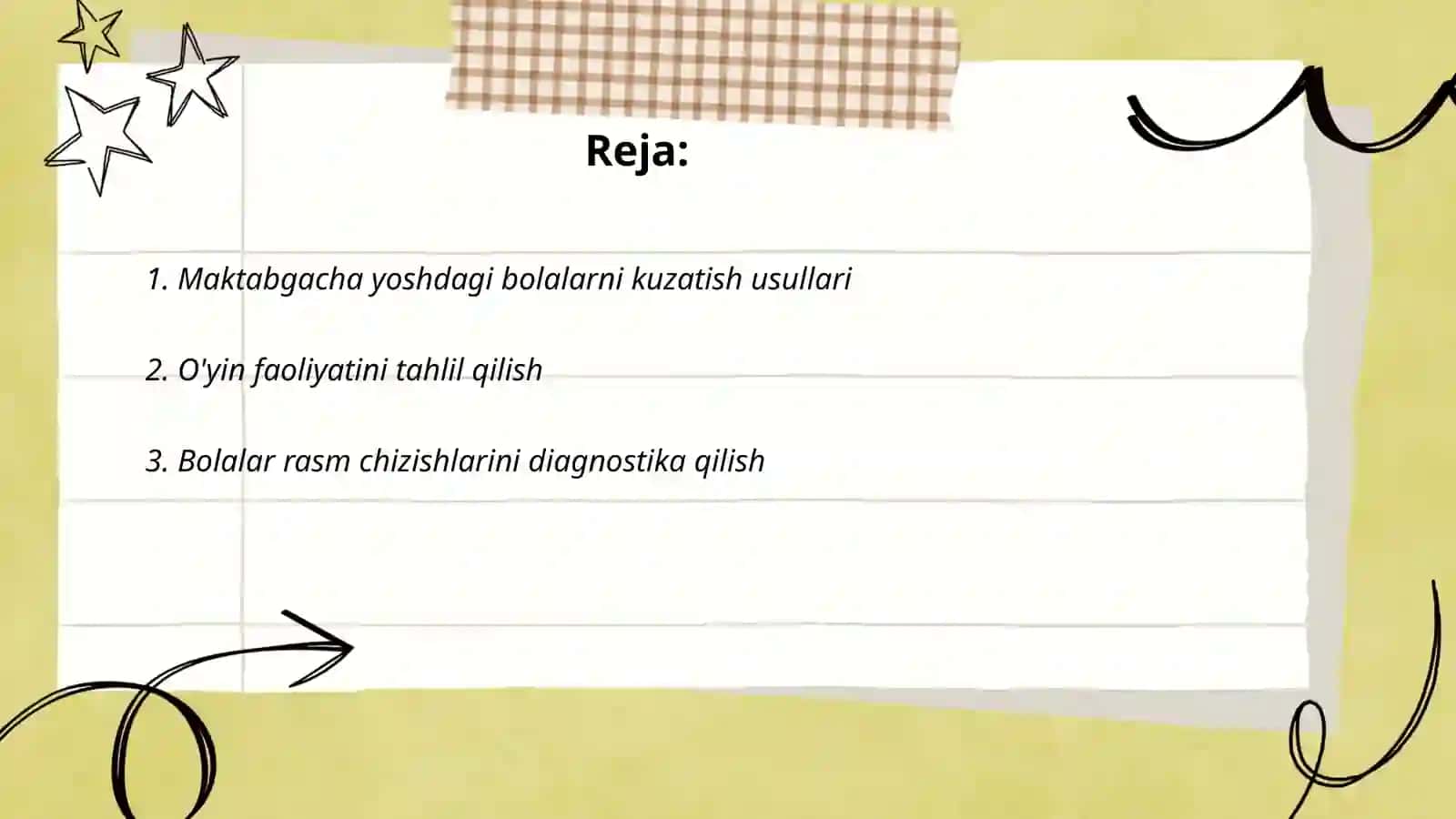 Maktabgacha va kichik maktab yoshidagi bolalarni psixologik-pedagogik tashxis qilish metodlari 2