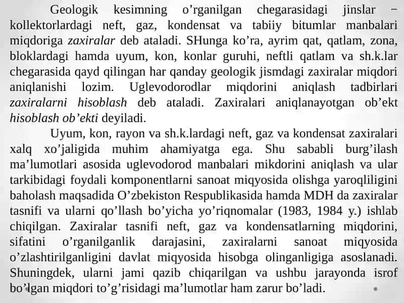 NEFT, GAZ VA KONDENSATZAXIRALARI 2