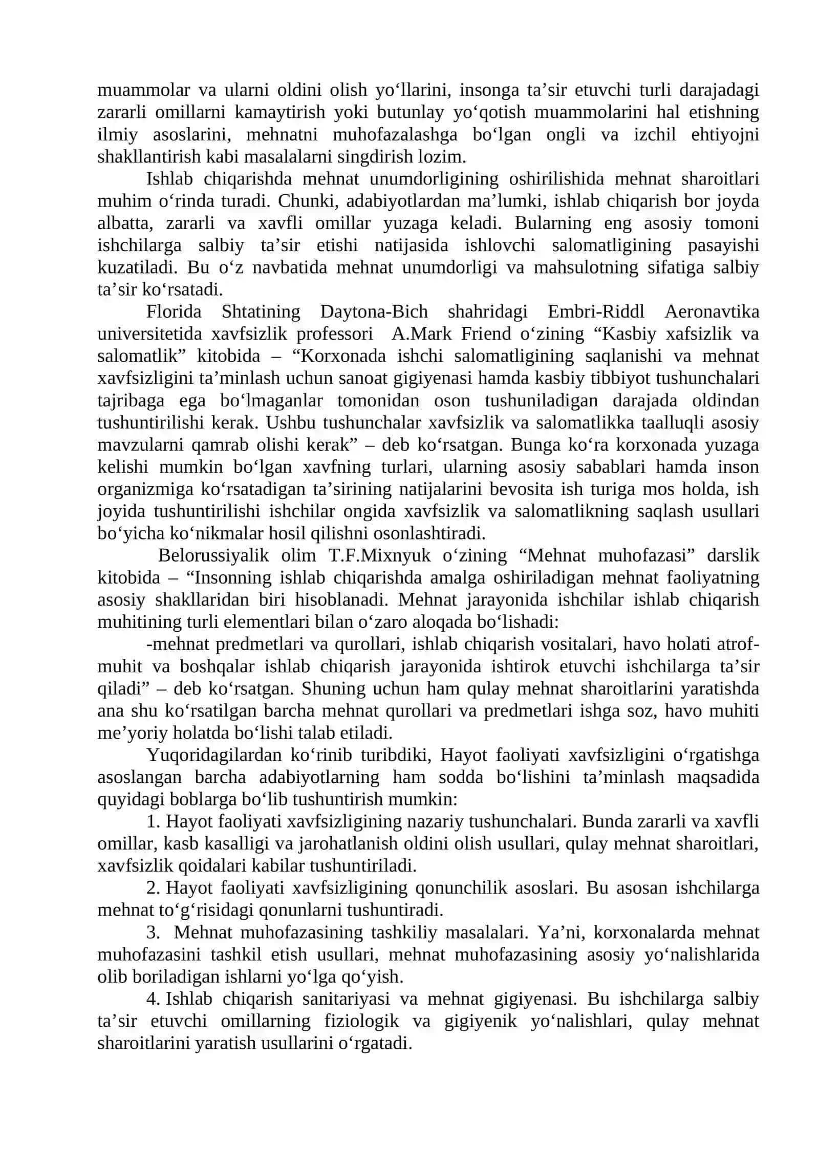 Hayot faoliyati xavfsizligi 2