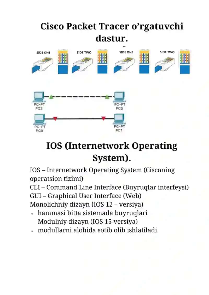 Cisco Packet Tracer dasturi 2