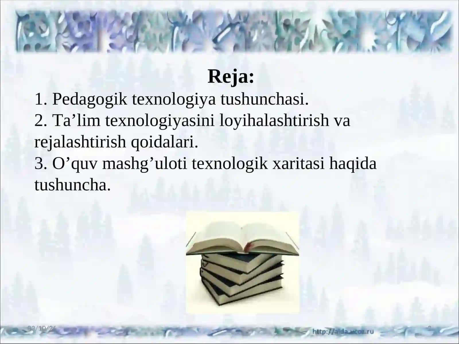 Pеdagоgik tехnоlоgiyalarni lоyihalashtirish va rеjalashtirish qоidalari 2