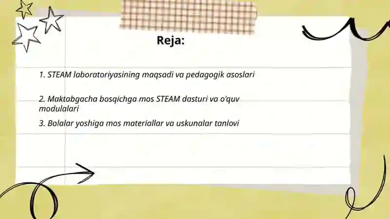 STEAM laboratoriyalarini tashkil etish 2