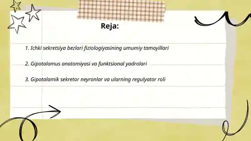 Ichki sekretsiya bezlari fiziologiyasi 2