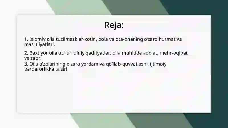 Shayx Muhammad Sodiq Muxammad Yusufning Baxtiyor oila asarida islom qadriyatlarining talqini 2