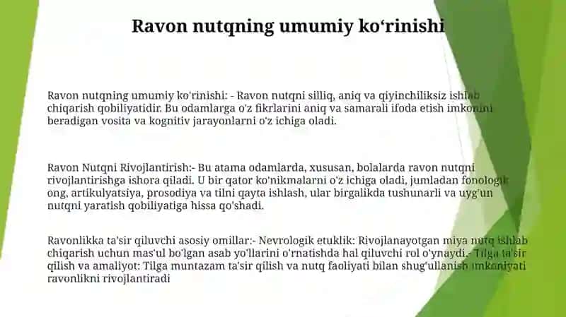Ravon Nutqni Rivojlantirish 2