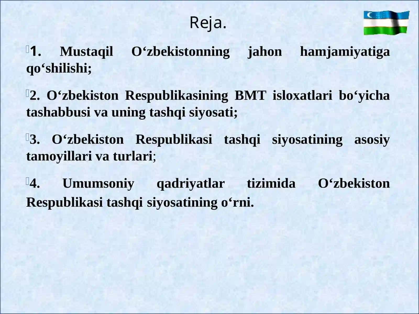 O‘zbekistonning ENG YANGI TARIXI 2