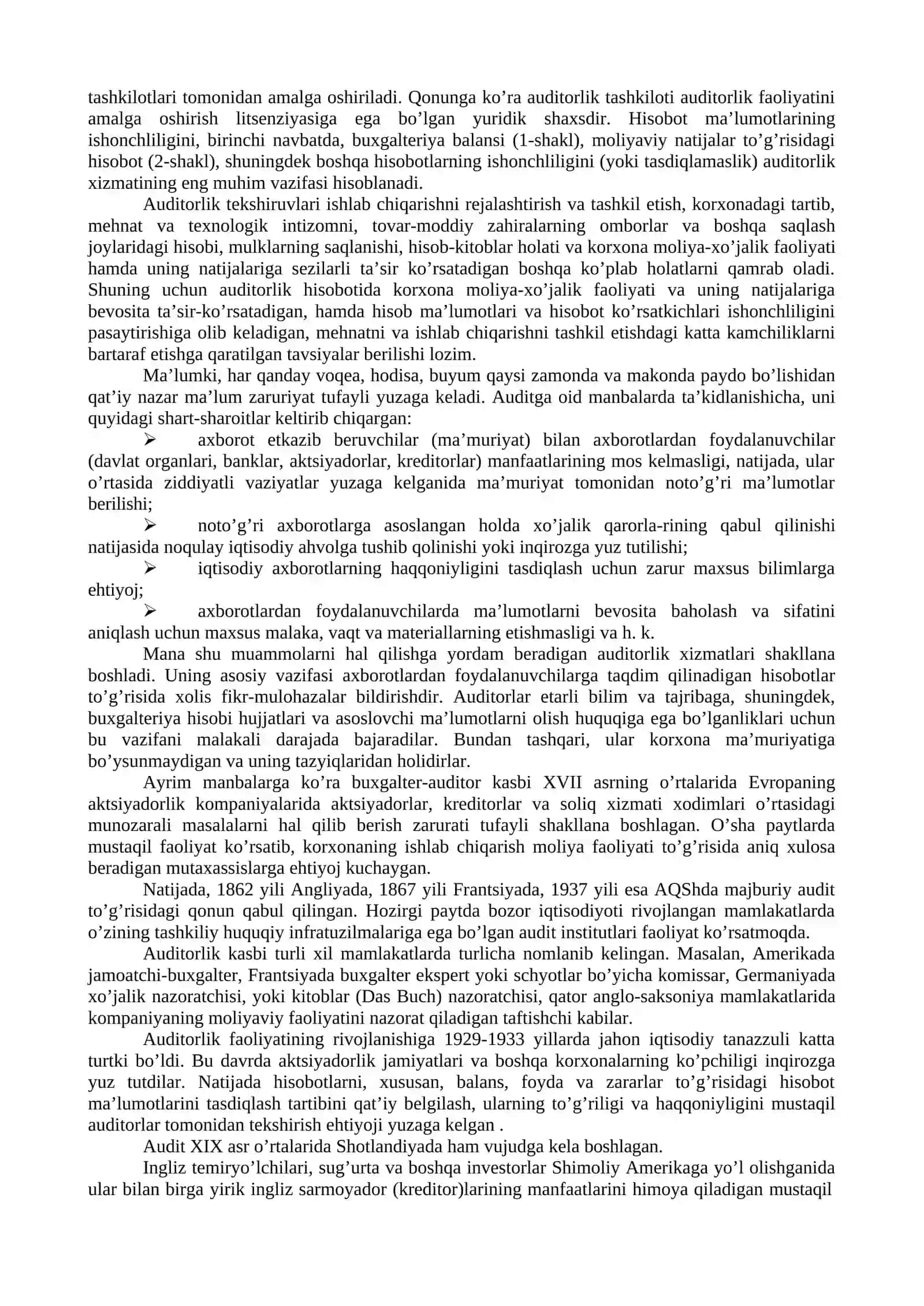 Auditga umumiy tavsif 2