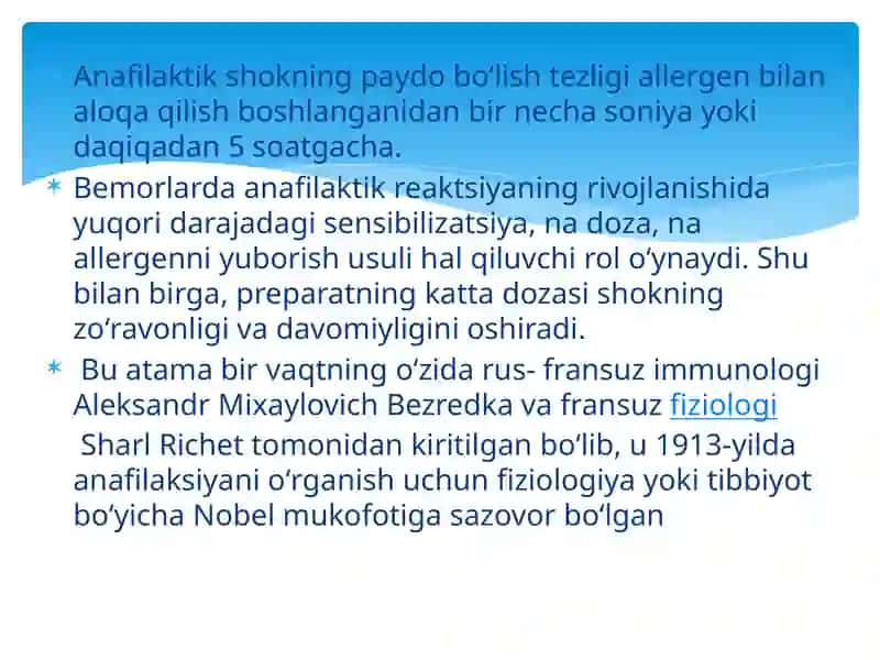 Anafilaktikshok 2