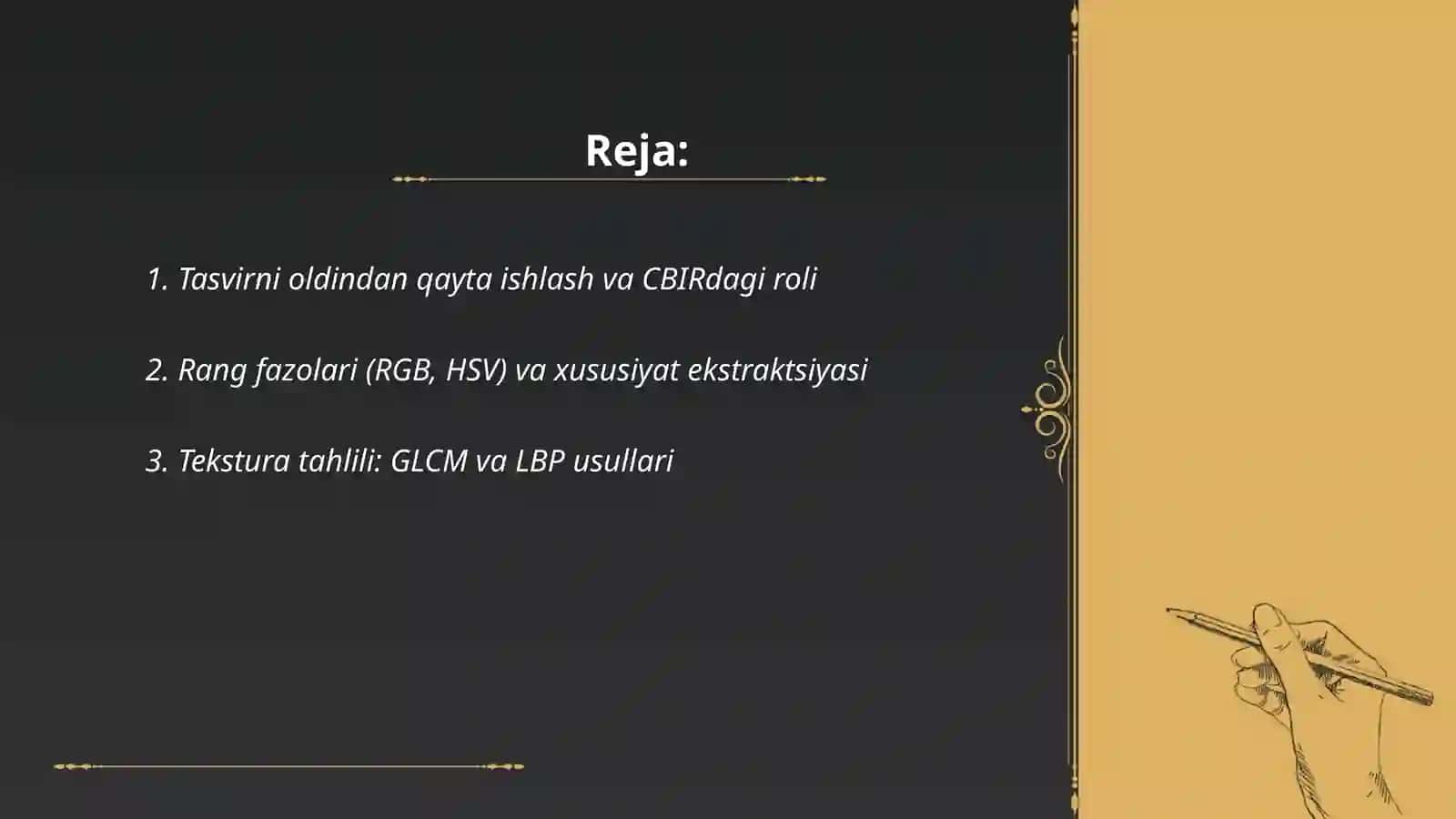 Tasvirni oldindan qayta ishlash va CBIRdagi roli 2
