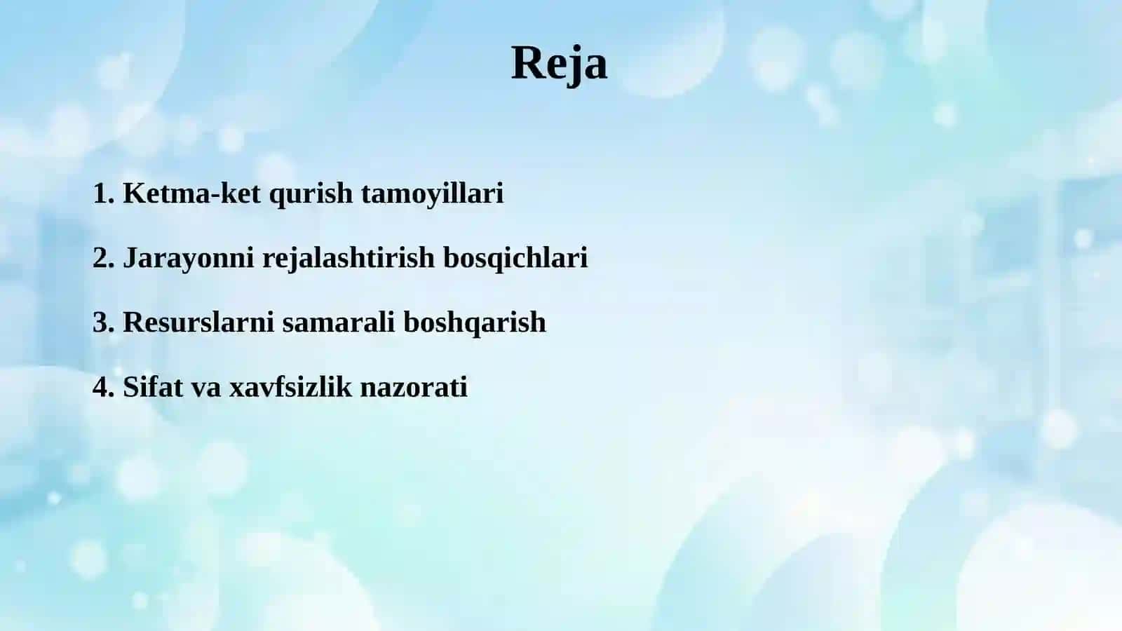 Binolarni ketma-ket usulda barpo etish 2