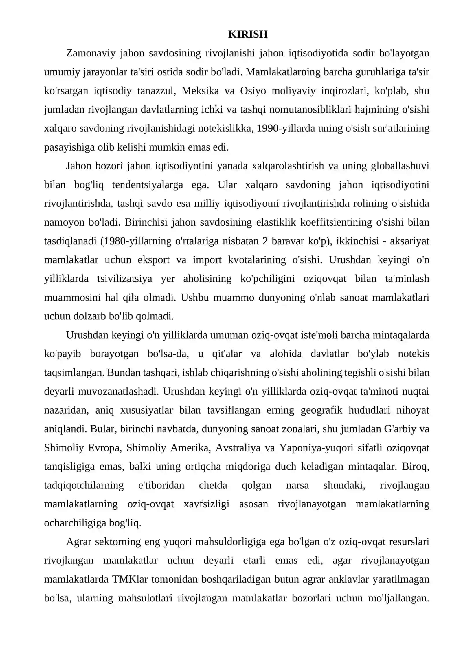 OZIQ-OVQAT MAHSULOTLARINI SIFATINI NAZORAT QILISH 2