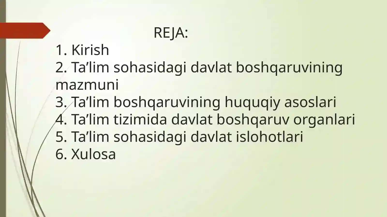Ta’lim sohasida davlat boshqaruvi 2