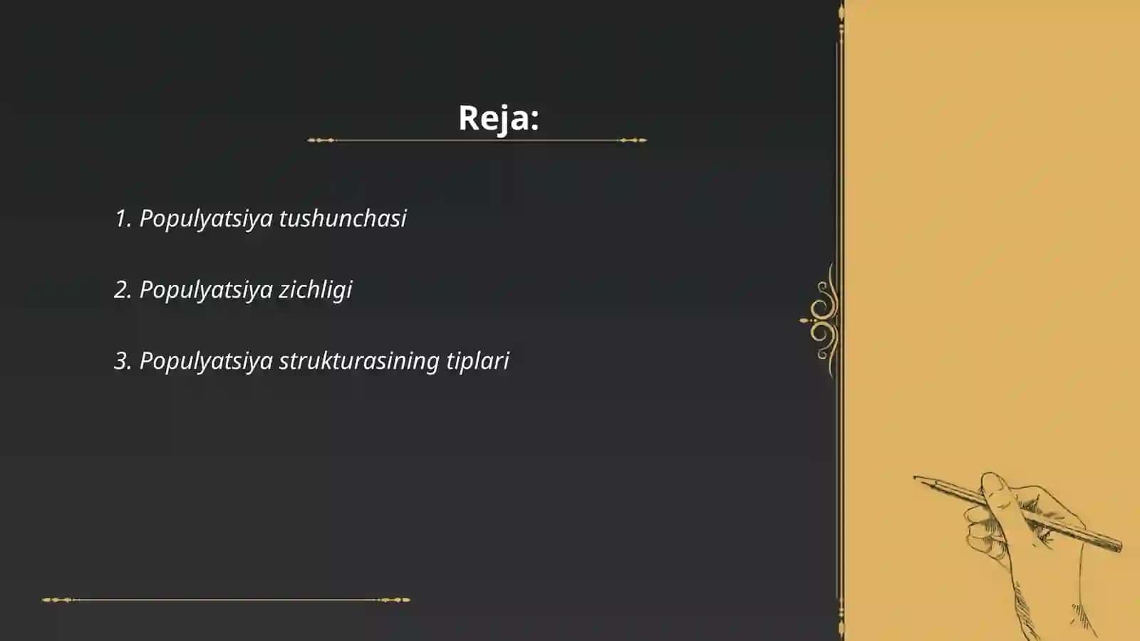Populyasiyalar ekologiyasi 2