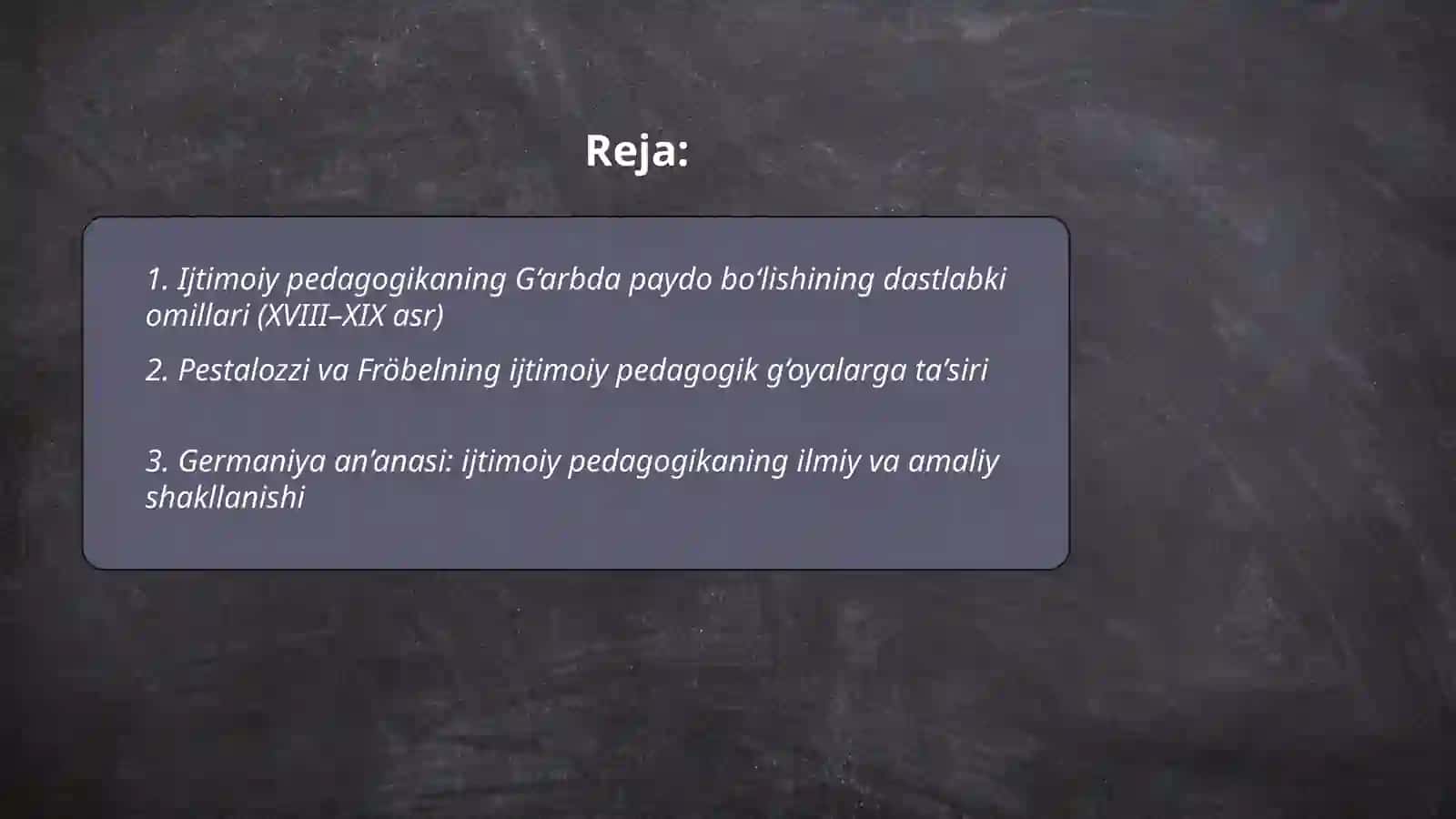Xorijda ijtimoiy pedagogikaning rivojlanish tarixi haqida 2