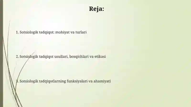 Sotsiologik tadqiqot tushunchasi va funksiyalari 2