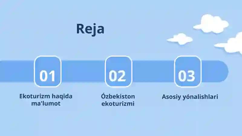 Òzbekistonda ekoturizmni rivojlantirishning asosiy yónalishlari 2